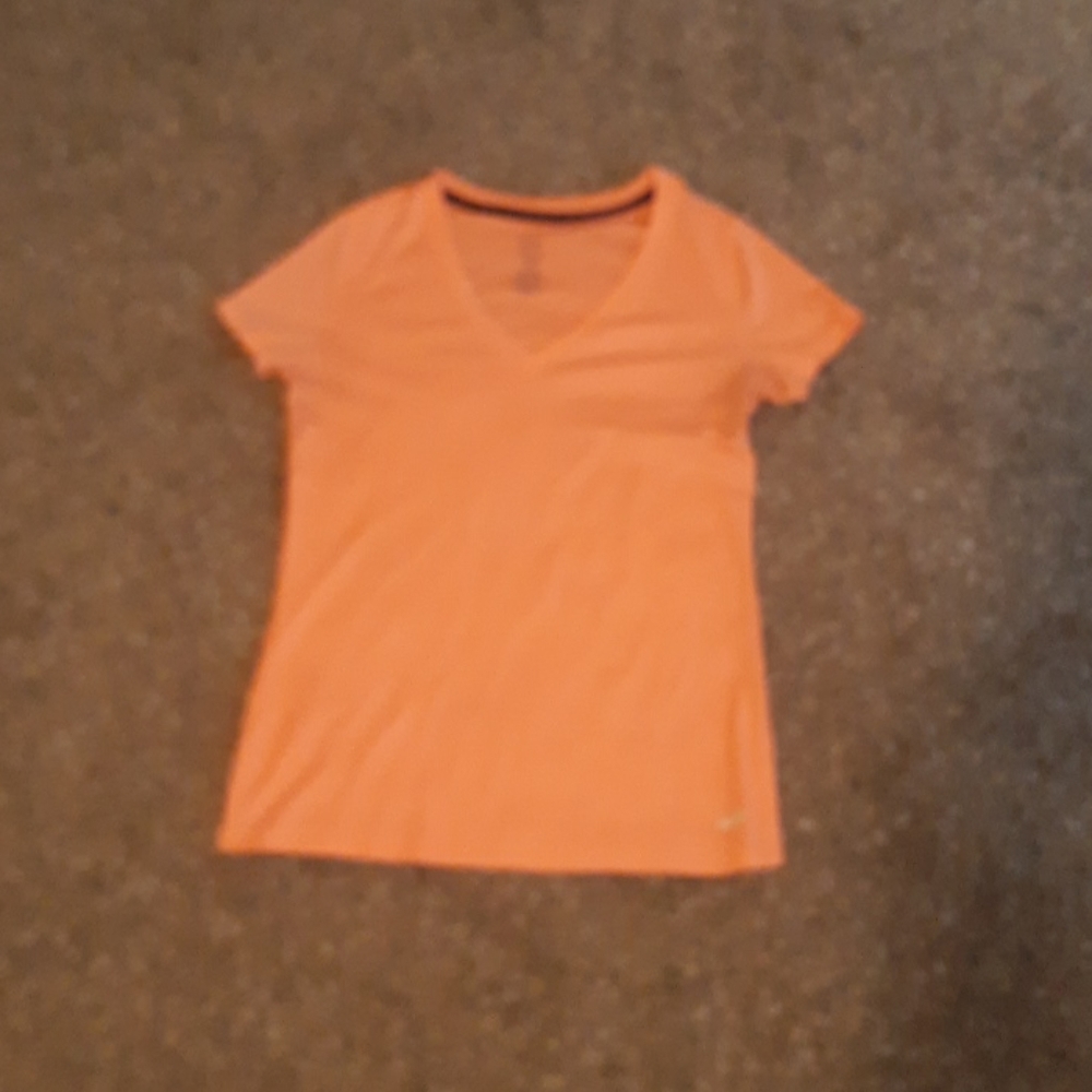 Orangey pinkish champion womens athletic top
